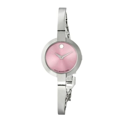 Movado MW-0606059 Pink Dial Stainless Steel Women Watch